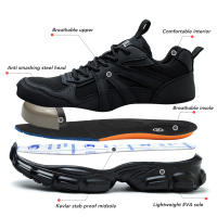 Zapatos Deportivos informales para mujer, zapatillas de deporte a la moda con cordones,Calzado de seguridad - details 14