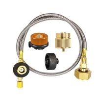 Junta de inflado de cilindro de gas para acampar al aire libre, accesorios para juntas de estufa de tanque de combustible, Europa - details 0