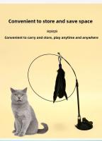 C017 Potente palo de succión para gatos, juguete interactivo para burlarse de gatos, varilla larga de plumas, palo de succión para gatos - details 11