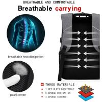 Mochila 2025 para hombre Resistente al agua, carga USB, para portátil de 15,6 pulgadas, informal, Oxford, mochila de negocios - details 4