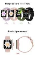 Reloj inteligente AMOLED 2024 para mujer y niña, pantalla completamente táctil, notificaciones de WhatsApp, Bluetooth, llamada, regalos exquisitos, 390x450 - details 20
