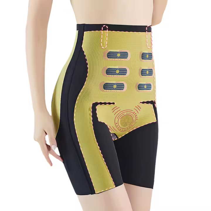 Flarixa ropa moldeadora de cuerpo sin costuras para mujer, bragas de vaina de vientre plano, pantalones cortos de vientre de levitación magnética 5D debajo de la falda, pantalones de seguridad - 1