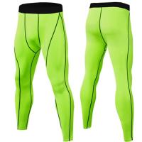 Mallas ajustadas de compresión de cintura alta para hombre, pantalones deportivos ajustados para Fitness, entrenamiento, Yoga - details 2
