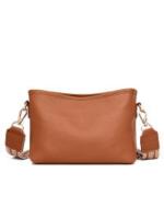 Bolso cruzado de cuero genuino para mujer, bandolera de hombro de vaca de Color sólido, a la moda, de lujo, para teléfono, 2022 - details 12
