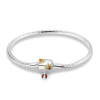 Pulsera de Plata Esterlina 925 Encanto de Mariposa Estrellas Luna Cadena de Seguridad - details 91