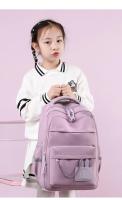 Mochila Escolar De Gran Capacidad Para Niñas, Morada, Rosa, Regalo Para Estudiantes De Primaria - details 15