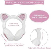 Orejeras para mujeres y niñas, accesorios de invierno, suaves y esponjosas, ajustables, para adultos, para exteriores, térmicas - details 0