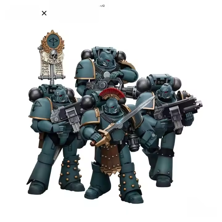 JOYTOY 40k 1/18 figuras de acción Anime 12cm Sons of Horus IV equipo táctico juguetes de modelos de colección - 1