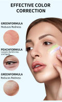 Corrector de 7 colores para ojos, ojeras, manchas rojas, marcas de acné, corrector líquido, base facial, cosméticos correctores de Color de piel - details 2
