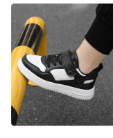 Zapatillas de deporte para niños, zapatos informales para niños, zapatos planos de cuero negro para caminar para estudiantes, calzado deportivo ligero antideslizante para niñas - details 12
