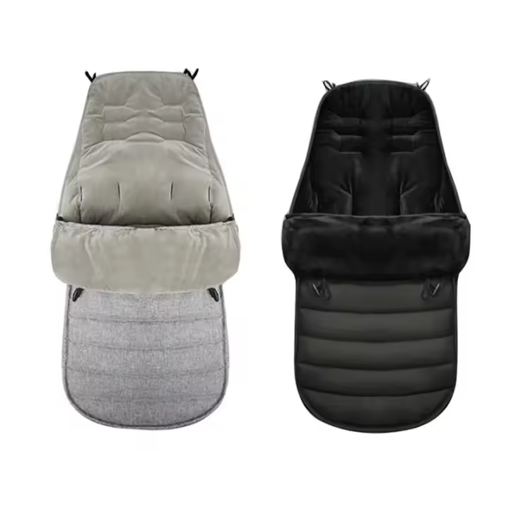 Bolsa de Dormir para Bebé Impermeable Cálida Gruesa Accesorio de Carrito Unisex en Talla Única Material de Algodón Franela - 1