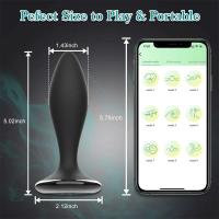 Leten Plug Anal Vibrador Control Remoto Masajeador Prostatico de Acero Inoxidable - details 14