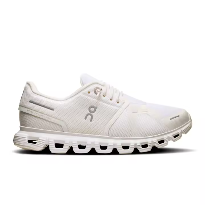 Zapatillas Blancas Running Cloud 6 Mujer Blanco Cómodas y Ligeras - 1