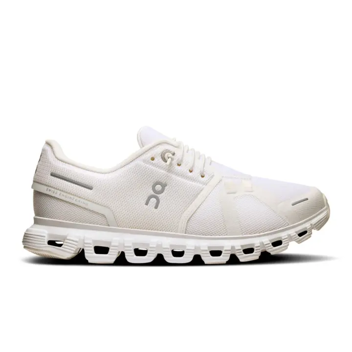 Zapatillas Blancas Running Cloud 6 Mujer Blanco Cómodas y Ligeras - 1