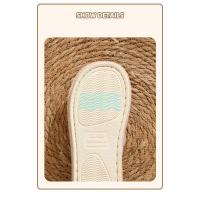 Zapatillas de lino transpirables para hombre y mujer, chanclas antideslizantes para interiores y el hogar, zapatos planos cómodos para la playa - details 7