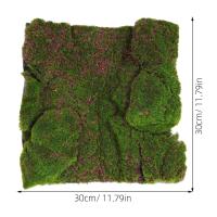 Alfombra de musgo Artificial, tablero decorativo de bola verde, césped de jardín artificial, césped de imitación de plástico - details 5