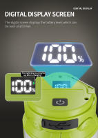 Linterna LED de Camping Recargable Montaje en Pared Multifuncional para Jardín Exterior - details 15