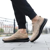 Zapatos Deportivos informales para hombre, zapatillas de plataforma transpirables, cómodas, a la moda, talla grande, originales, novedad - details 4