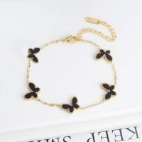 Pulsera de Insectos y Mariposas de Acero Inoxidable Chapada en Oro de Alta Calidad - details 1