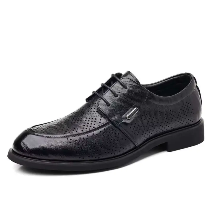 2025 Zapatos de vestir de cuero cómodos para hombres - 1