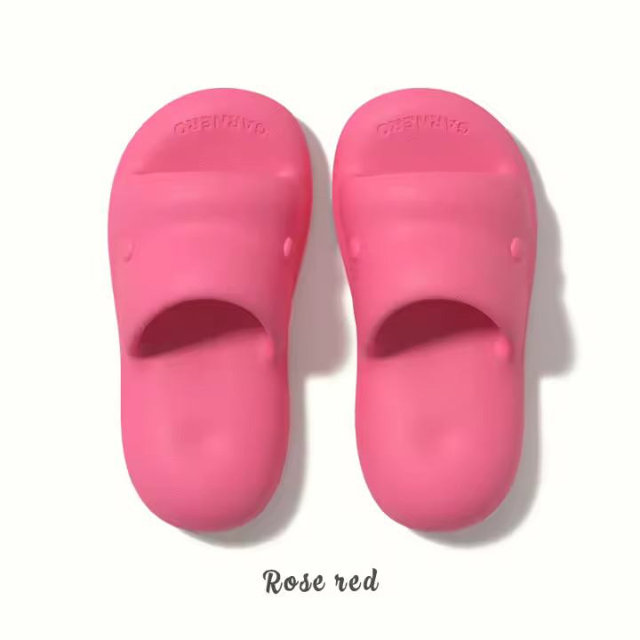 Little Whale zapatillas mujer verano casa 2025 nuevo baño interior baño pareja zapatillas frescas - 1