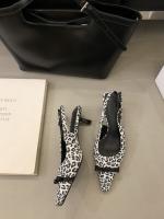Impresionante Belleza Francés Sandalias de Tacón Alto con Estampado de Leopardo Zapatos de Mujer - details 24