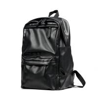 Mochila de viaje de cuero PU para hombre, morral escolar de negocios de color sólido, a la moda, novedad de 2022 - details 8