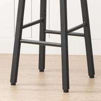 Sillas de Cocina de 64 cm de Alto, para Comedor, Resistentes, Estilo Industrial, Color Negro - details 4