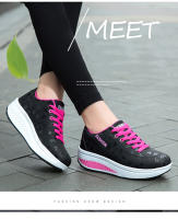Nuevos zapatos de cuña tonificadores con plataforma para mujer, zapatos con lentejuelas, zapatos deportivos a la moda para chica, zapatos deportivos para mujer, zapatillas adelgazantes - details 2