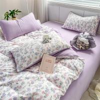 Funda de Edredón con Estilo Floral para Cama Individual 150 Cubiertas de Algodón para Cama de Reina Decoración de Hogar - details 1