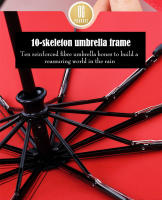 Paraguas inverso completamente automático, paraguas Manual de regalo reflectante para vehículo de negocios plegable grande a prueba de viento para hombres y mujeres - details 19