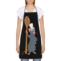 Unisex Ratatouille Remy con cuchara delantal adultos mujeres hombres Chef Tablier cocina para cocinar película animada pintura - details 11