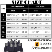FOCANO Shapewear para mujer barriga talla grande sin costuras cintura alta entrenador corsé Shapewear control de barriga Shaper - details 6