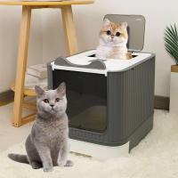 Caja de Arena para Gatos de Gran Capacidad Diseño Cerrado Desodorizado - details 5