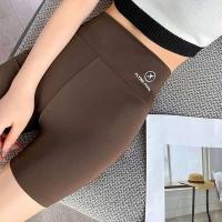 Pantalones cortos de yoga para correr y andar en bicicleta para mujer, monos deportivos transpirables, pantalones cortos de entrenamiento de verano de cintura alta para gimnasio - details 29