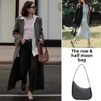 Nueva Bolsa De Hombro De Las Mujeres De Media Luna, De Moda Bajo El Brazo Suave Vintage Cierre De Cremallera Bolsa De Hombro - details 9