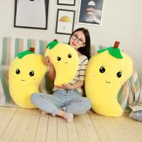 Almohada de Mango bonita amarilla de 30cm, Software elástico de expresión de dibujos animados súper suave, muñeca de fruta creativa para regalo de Navidad - details 1