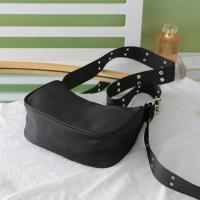 Bolso Hobo de nailon para mujer, bandolera informal de Color sólido, Estilo Vintage, a la moda - details 10