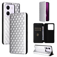 Funda con tapa de cuero PU para Xiaomi Poco M7 Pro 5G Funda tipo billetera con parachoques magnético a prueba de golpes - details 2
