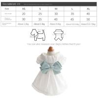 Vestido cómodo y transpirable para mascotas, falda suave y agradable para la piel para cachorros, falda hueca para mascotas para perros y gatos - details 0