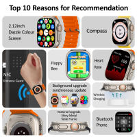 2025 nuevo AMOLED VA9 Ultra 2 Smartwatch hombre mujer NFC Gps impermeable IWO Ultra Series 9 Smartwatch para ios Android PK Hk9 Ultra 2 - details 8