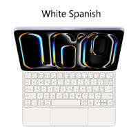 AJIUYU-Teclado mágico magnético Folio para iPad Pro, 13 pulgadas, 2024 (M4), funda inteligente, inglés, Español, retroiluminación, Teclado mágico - details 4