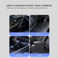 Aspiradora portátil de mano para coche, aspirador inalámbrico de 120W con carga USB, potente succión para pelo de mascotas - details 9
