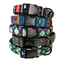 Collar personalizado perro, correa de nailon con estampado colorido para perros pequeños, medianos y grandes - details 4