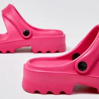 Sandalias de plataforma de moda 2025 para mujer - 2 usos estilo europeo y americano, zapatos de suela gruesa tipo pantuflas - details 12