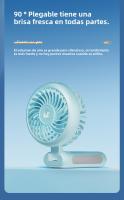 Ventilador de Refrigeración de Agua al Aire Libre Recargable USB Plegable de Mano - details 3