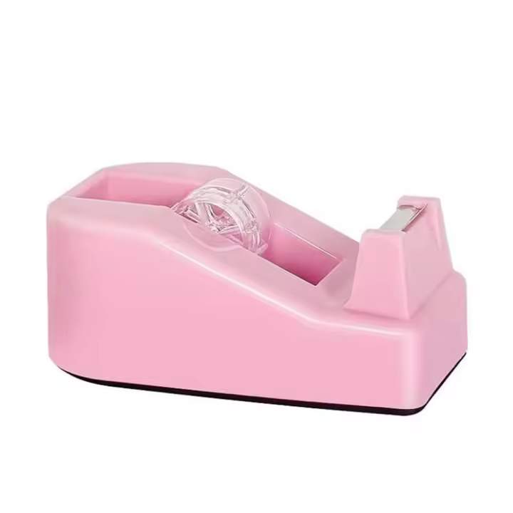 Dispensador de cinta, juego de grapadora, tijera y lengüetas, removedor de grapas, Kit de papelería de oficina, Clips de papel, Color de macarrón, Accesorios de escritorio - 1