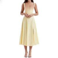 Vestido Elegante de Verano Estilo Francés Informal Ajustado a la Cintura Adelgazante - details 3