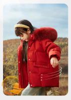 Chaqueta de Invierno para Niña Pequeña Abrigo Cálido con Capucha de Piel Sintética - details 0