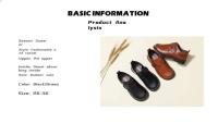 Falda de cuero PU informal para hombre de alta calidad, zapatos formales de estilo empresarial suaves y cómodos Oxford para niños - details 2